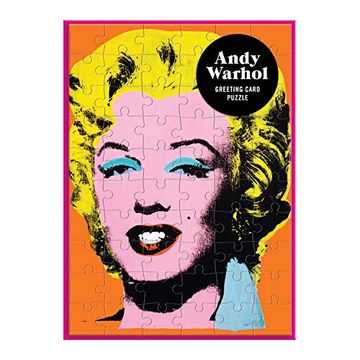 portada Greeting Card Puzzle: Andy Warhol: Marilyn (in English)