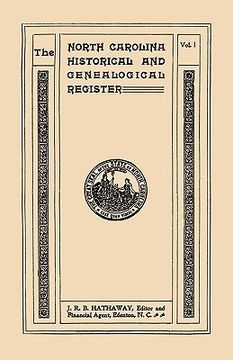 portada the north carolina historical and genealogical. register. eleven numbers bound in three volumes. volume i (en Inglés)