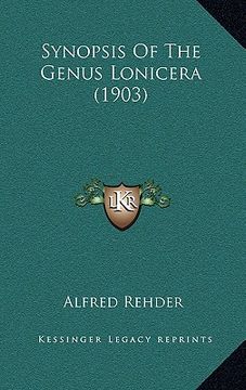 portada synopsis of the genus lonicera (1903) (en Inglés)