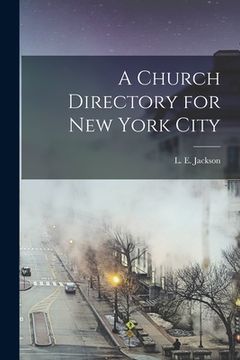 portada A Church Directory for New York City (in English)