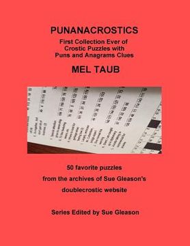 portada PUNANACROSTICS - First collection ever of Crostic puzzles with Puns and Anagrams clues: PUNANACROSTICS First collection ever of Crostic puzzles with P (en Inglés)
