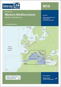 portada Imray Chart M10: Western Mediterranean (m Series) 