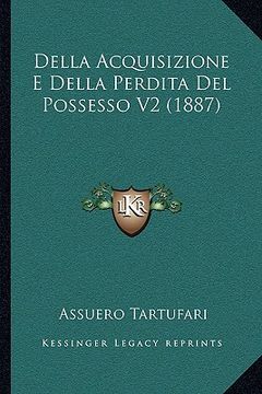 portada Della Acquisizione E Della Perdita Del Possesso V2 (1887) (en Italiano)