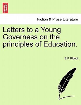 portada letters to a young governess on the principles of education.