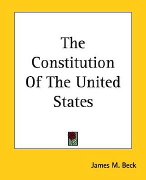 portada the constitution of the united states (in English)