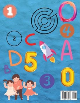 portada Puzzle activity book for Kids: Dot to Dot, Mazes, Picture puzzles, Word search, Coloring & Many more (in English)