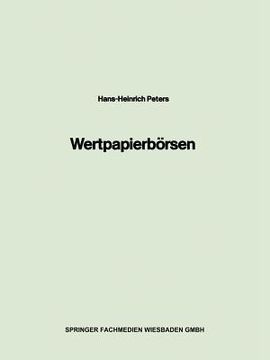 portada Wertpapierbörsen (in German)