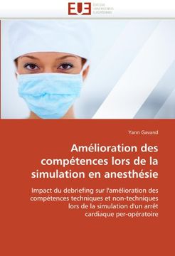 portada Amelioration Des Competences Lors de La Simulation En Anesthesie