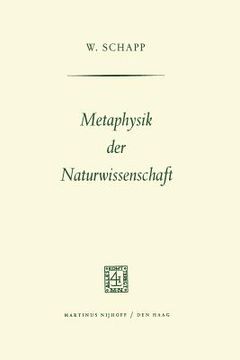 portada Metaphysik Der Naturwissenschaft (en Alemán)