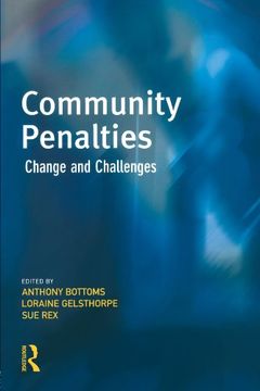 portada Community Penalties (Cambridge Criminal Justice Series) (en Inglés)