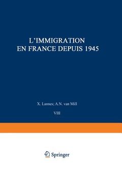 portada L'Immigration En France Depuis 1945: Avec Dix Cartes Et Quatre Tableaux