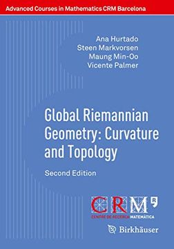 portada Global Riemannian Geometry: Curvature and Topology (en Inglés)