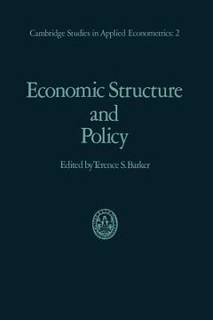 portada Economic Structure and Policy: With Applications to the British Economy