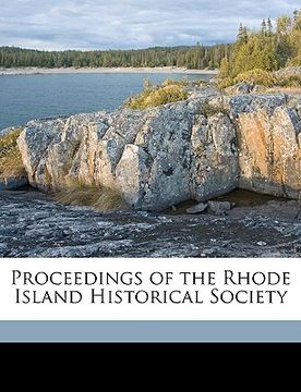 portada proceedings of the rhode island historical society volume 12 (en Inglés)