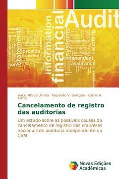 portada Cancelamento de registro das auditorias (en Portugués)
