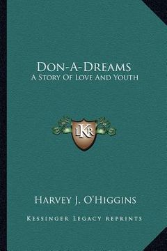 portada don-a-dreams: a story of love and youth (in English)