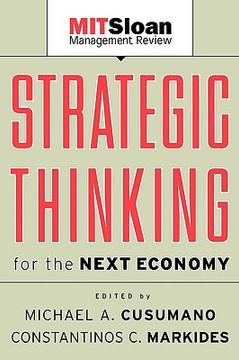 portada strategic thinking for the next economy (en Inglés)