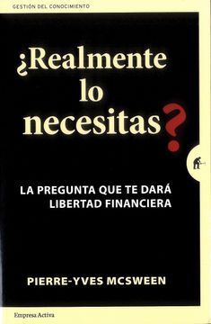 portada Realmente lo Necesitas? (in Spanish)