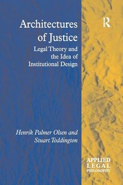 portada Architectures of Justice (Applied Legal Philosophy) (en Inglés)