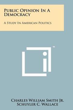 portada public opinion in a democracy: a study in american politics (in English)