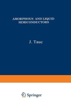 portada Amorphous and Liquid Semiconductors (in English)