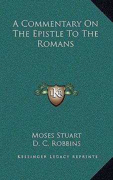 portada a commentary on the epistle to the romans (en Inglés)