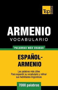portada Vocabulario español-armenio - 7000 palabras más usadas