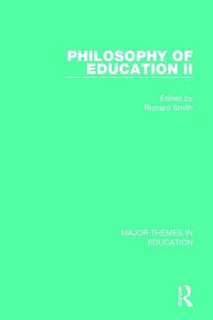 portada Philosophy of Education ii (en Inglés)