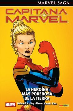 portada Capitana Marvel 1. La Heroína más Poderosa de la Tierra: La Heroíns más Poderosa de la Tierra (Marvel Saga) (in Spanish)