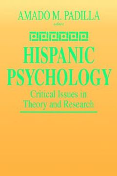 portada hispanic psychology: critical issues in theory and research