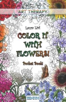 portada Color It with Flowers! Pocket Book (en Inglés)