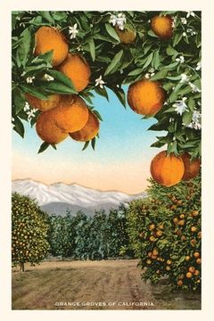 portada The Vintage Journal Orange Grove with Mountains in Background (en Inglés)