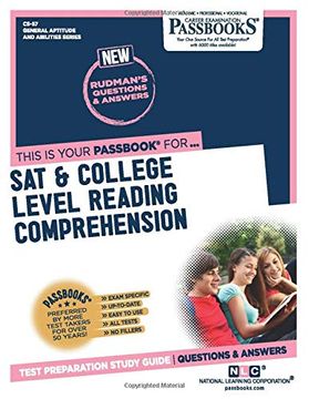 portada Sat & College Level Reading Comprehension (en Inglés)