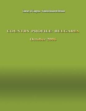 portada Country Profile: Bulgaria (en Inglés)