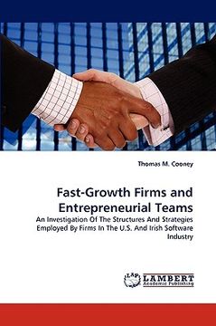 portada fast-growth firms and entrepreneurial teams (en Inglés)