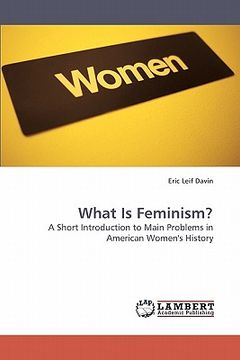 portada what is feminism? (en Inglés)