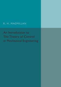 portada An Introduction to the Theory of Control in Mechanical Engineering (en Inglés)
