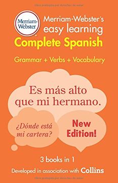 portada Merriam-Webster's Easy Learning Complete Spanish, new Edition, 2016 Copyright (in English)