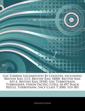 articles on gas turbine locomotives by country, including: british rail gt3, british rail 18000, british rail apt-e, british rail 18100, uac turbotrai