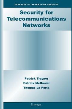 portada security for telecommunications networks (in English)