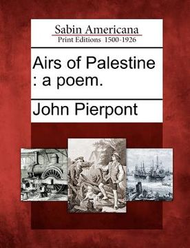 portada airs of palestine: a poem. (in English)