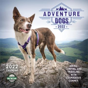 portada Adventure Dogs 2022 Wall Calendar: Hiking, Camping, and Traveling With Courageous Canines (en Inglés)