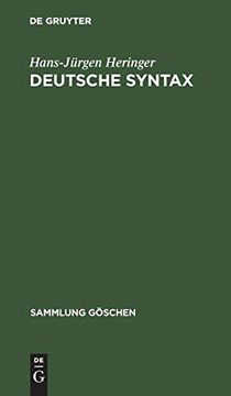 portada Deutsche Syntax (in German)