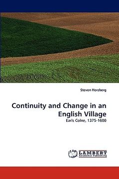 portada continuity and change in an english village (en Inglés)