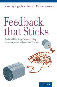 portada feedback that sticks: the art of effectively communicating neuropsychological assessment results (in English)