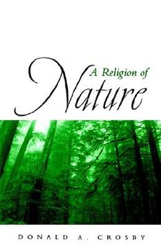 portada a religion of nature (en Inglés)