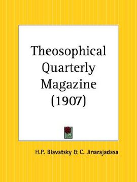 portada theosophical quarterly magazine 1907 (en Inglés)