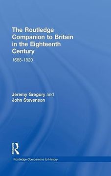 portada The Routledge Companion to Britain in the Eighteenth Century (Routledge Companions to History) (in English)