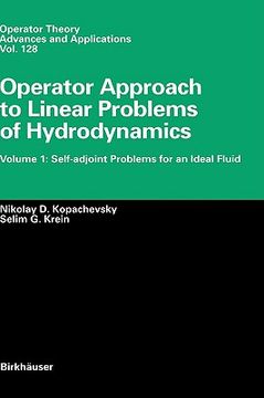portada operator approach to linear problems of hydrodynamics: volume 1: self-adjoint problems for an ideal fluid (en Inglés)