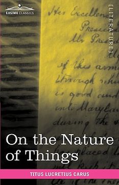 portada on the nature of things (en Inglés)